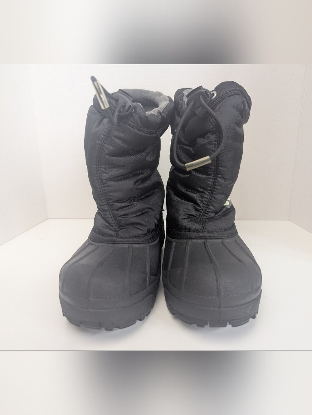 Sorel Kids Flurry Waterproof Winter Snow Boots Black Size 3